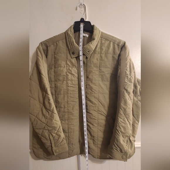 Maurices Womens Quilted Green Olive Jacket Plus Size 1X - Picture 8 of 9
